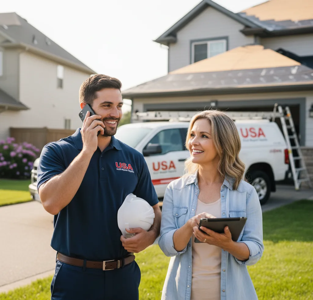 USA Roof Repair Experts customer support in Chantilly